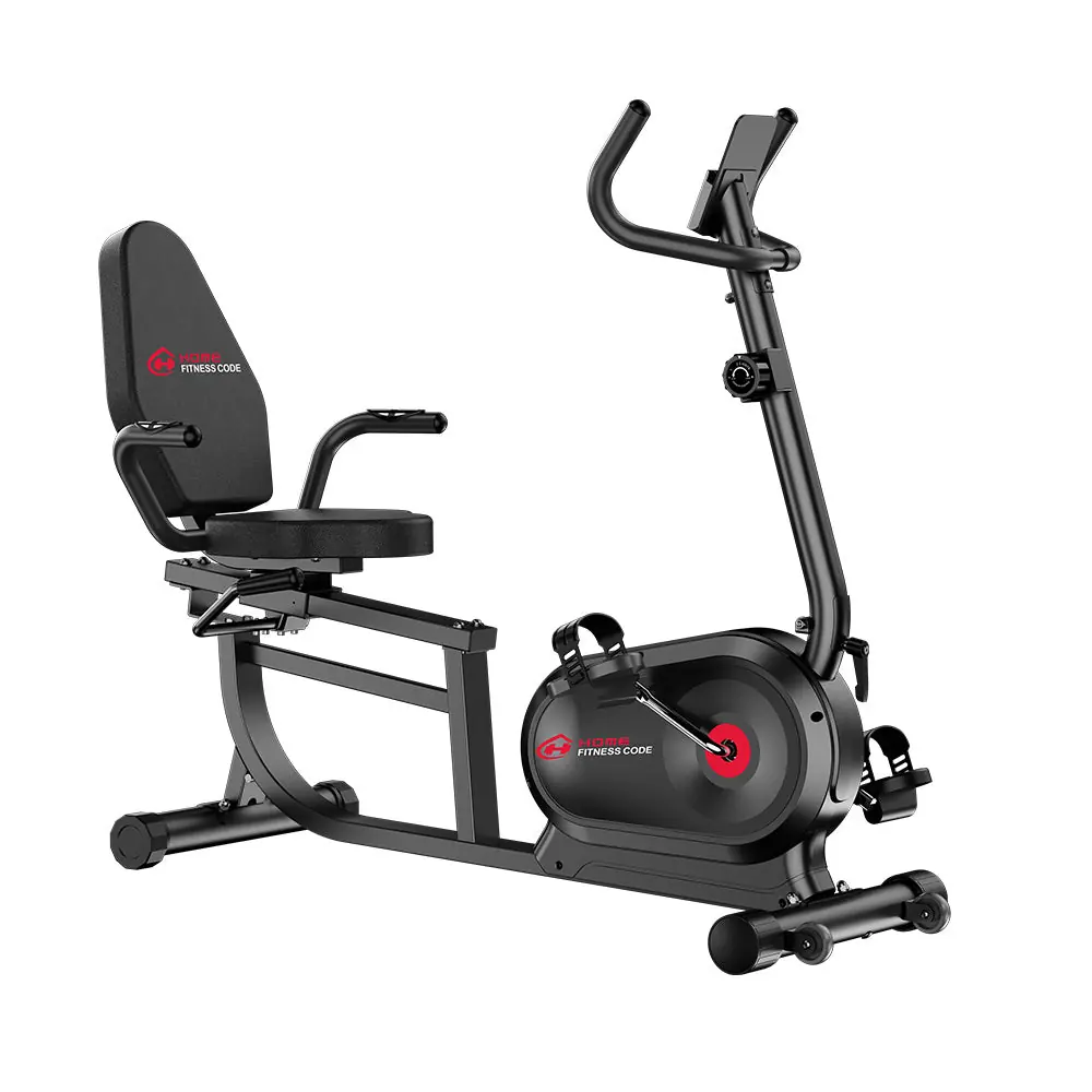 Home Fitness Code X1 recumbent exercise bike with backrest seat (retailer product image)