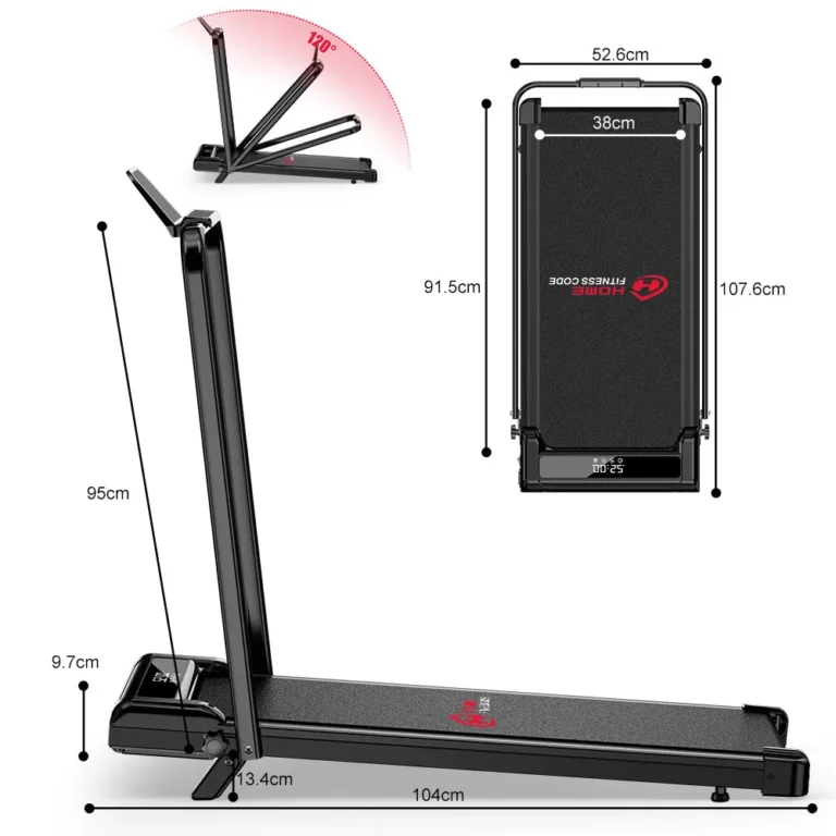 Diagram of the Folding Z3 with handrail up and folded, with the retailer stated dimensions (retailer image)